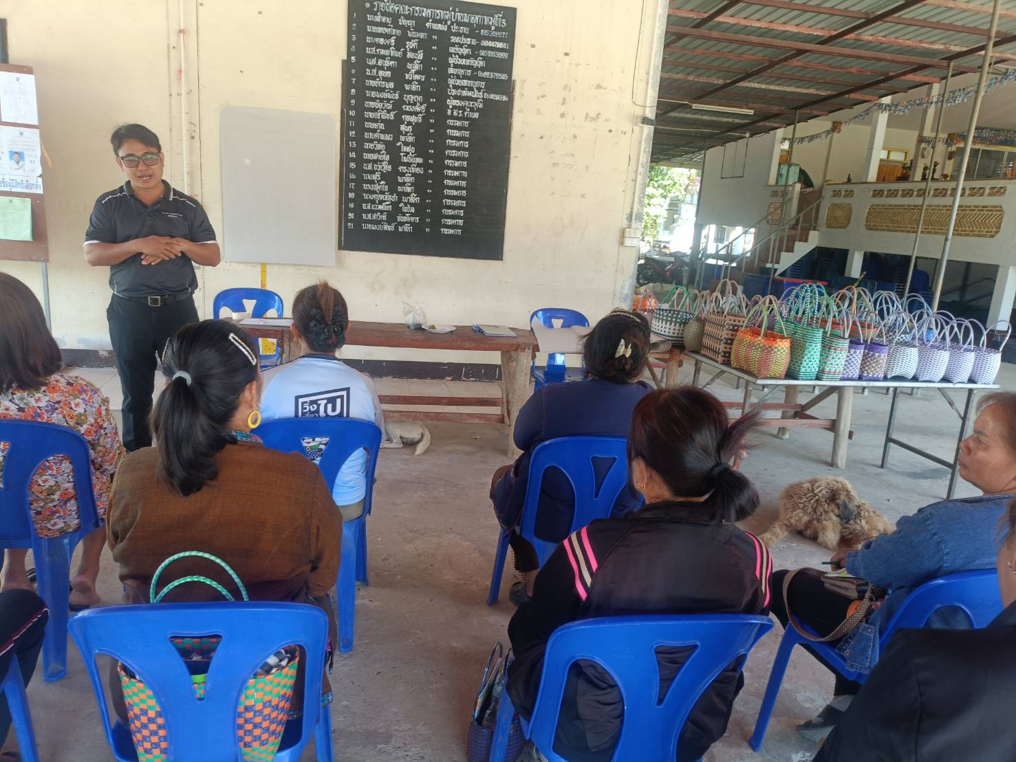 พช.หว้านใหญ่ ดำเนินโครงการส่งเสริมการจัดตั้งและพัฒนากลุ่มอาชีพ